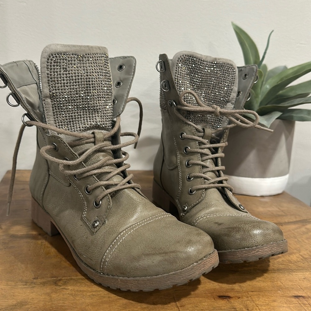 G by Guess combat boots, size 8.5